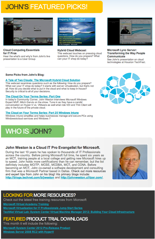 resource page layout