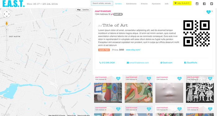 East Austin Studio Tour application