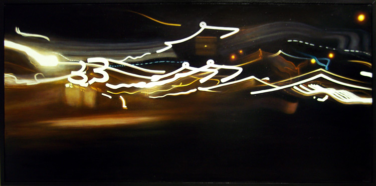Roadscape painting